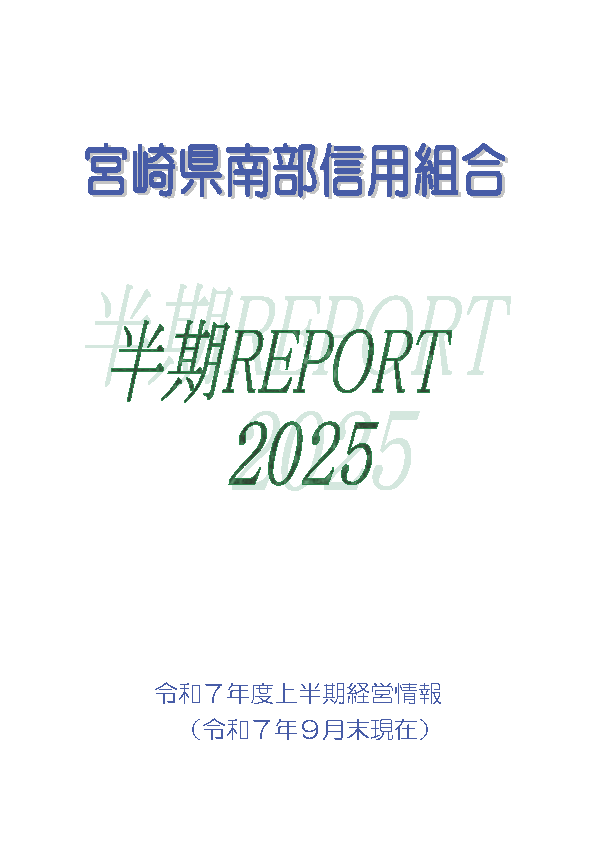 2025年版　ミニディスクロージャー